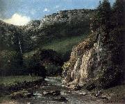 Stream in the Jura Mountains Gustave Courbet